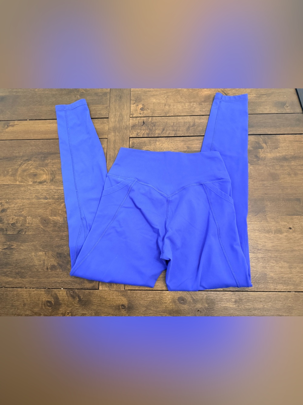 Curves and combat boots Royal Blue Leggings